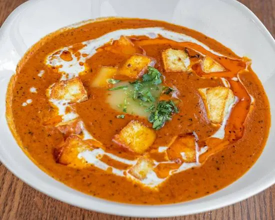 Shahi Paneer vegetarian dish at The Mango Tree Indian Restaurant Medicine Hat