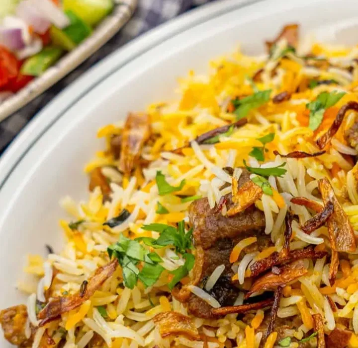 Lamb Biryani at The Mango Tree Indian Food Restaurant Medicine Hat AB